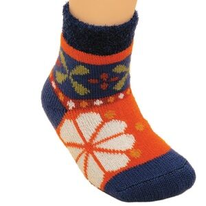 Powder UK kid’s Fairisle cozy socks in super soft plush polyester / unisex - NWT